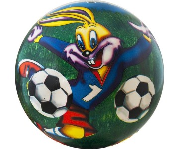 Мяч детский Веселый футбол арт.DS-PP 167 23 см, синий