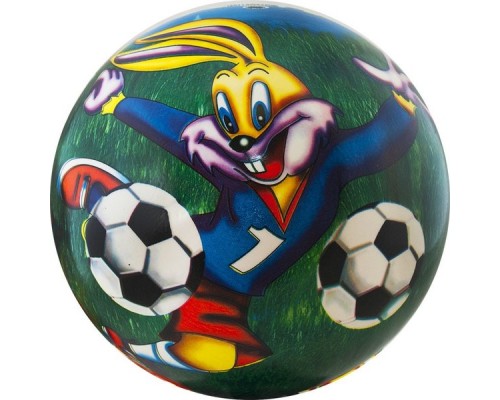 Мяч детский Веселый футбол арт.DS-PP 167 23 см, синий