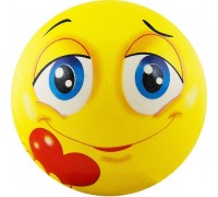 Мяч детский Funny Faces арт.DS-PP 207 12 см, желтый