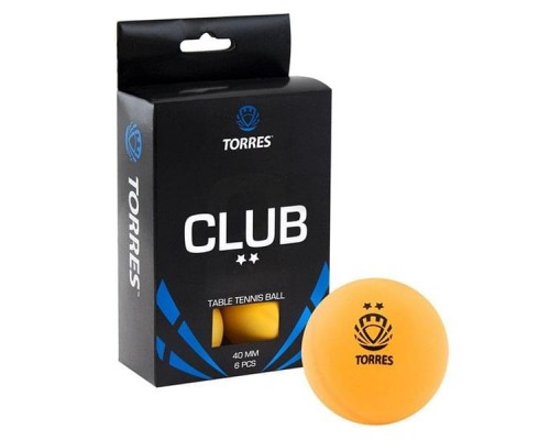 Мяч для настольного тенниса Torres Club 2* арт.TT0013