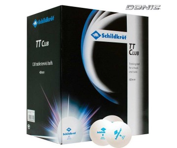 Мячики для н/тенниса Donic 2T-CLUB (120 шт) белые
