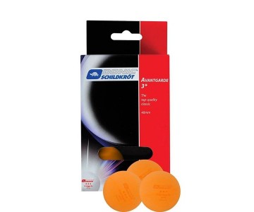 Мячики для н/тенниса Donic AVANTGARDE 3 6 шт. оранжевый