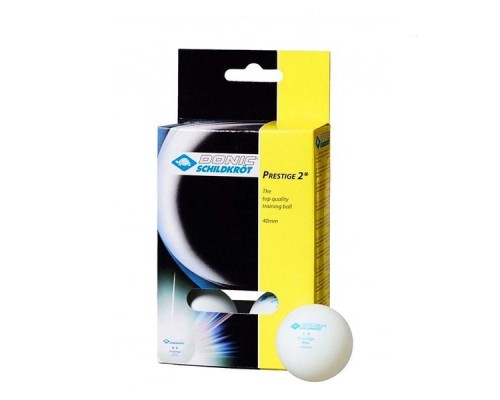 Мячики для н/тенниса Donic PRESTIGE 2 6 шт. белые